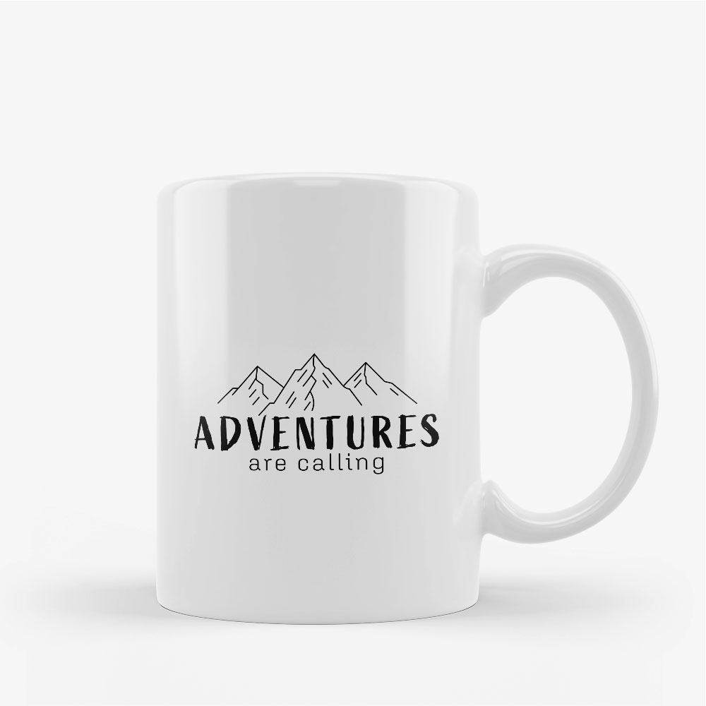 "Adventures Calling" Tasse 