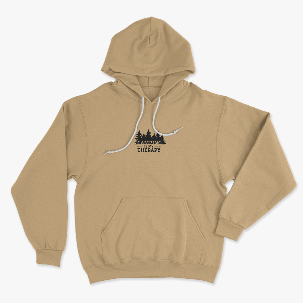 "Camping is my therapy" Hoodie