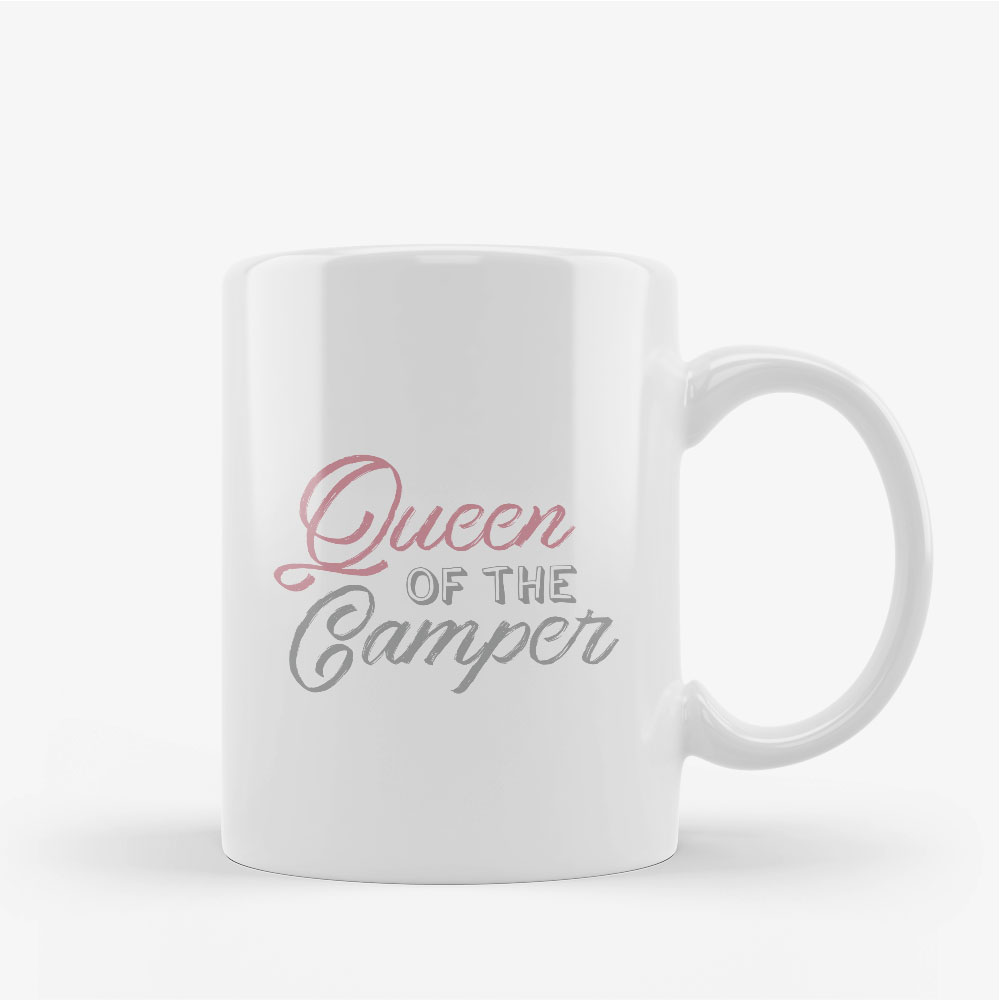 "Queen of the Camper" Tasse