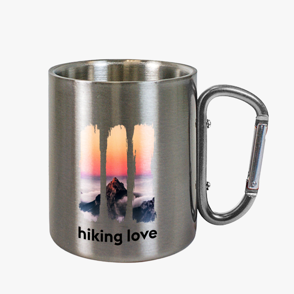 "Hiking Love" Karabiner Tasse