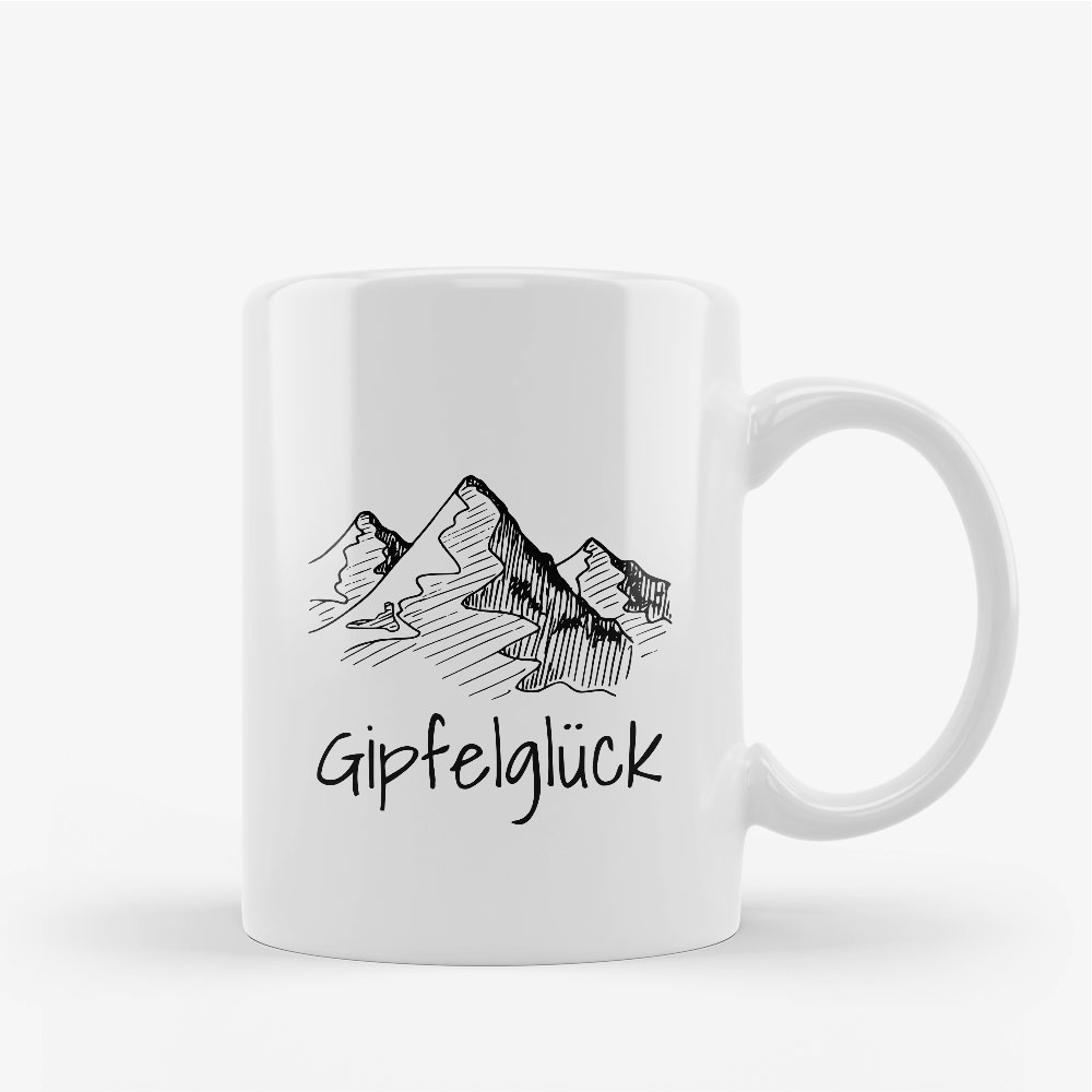 "Gipfelglück" Tasse  